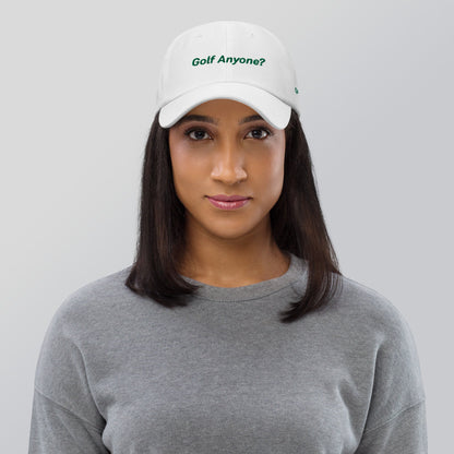 "Golf Anyone?" Dad hat by Queens Country Club