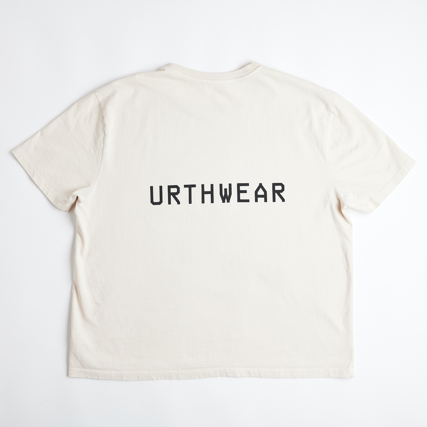 Logo Midweight Relaxed Tee, Cosmic Sand by URTHWEAR