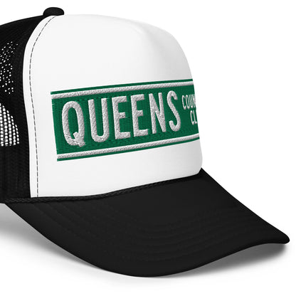 Foam trucker hat by Queens Country Club