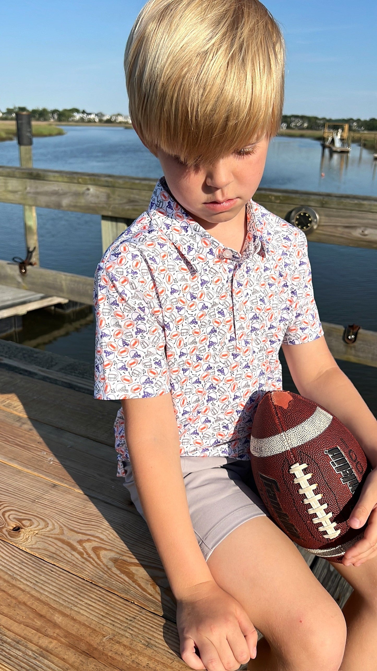 The Football Fan - Youth Performance Polo