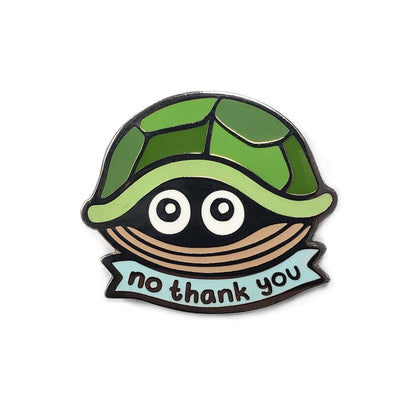 No Thank You Turtle Golf Ball Marker by Kolorspun