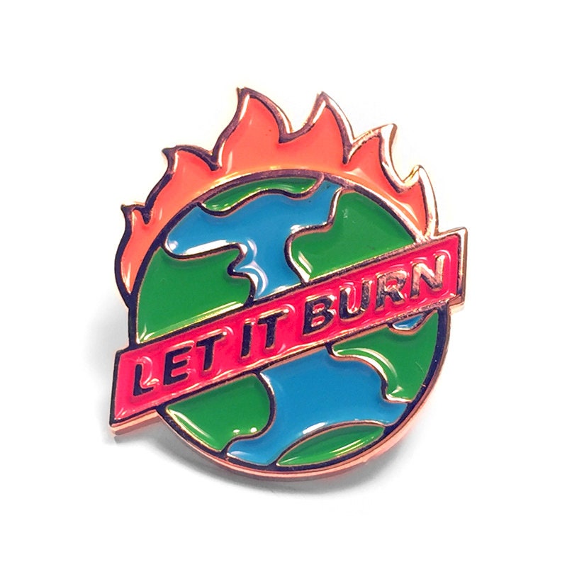 Let It Burn Mini Ball Marker by Kolorspun