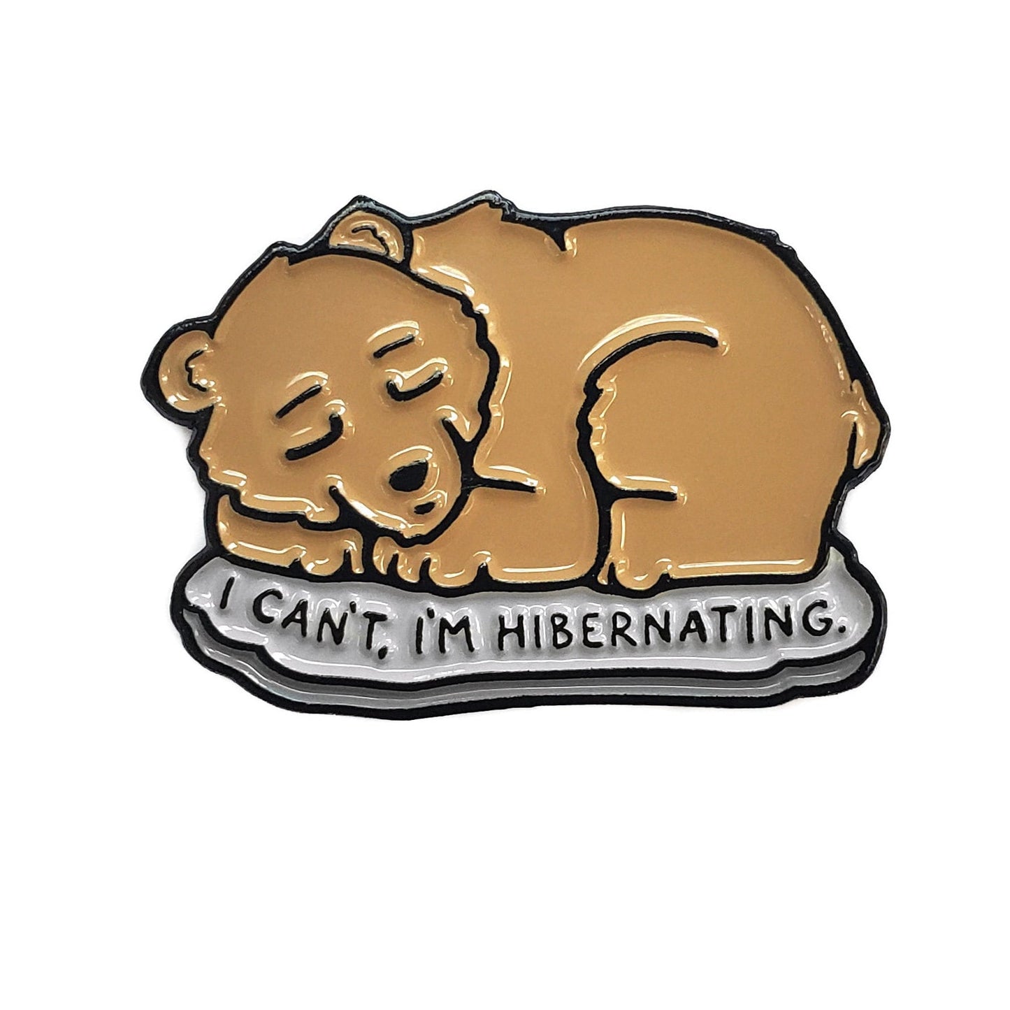 Hibernating Bear Golf Ball Marker by Kolorspun