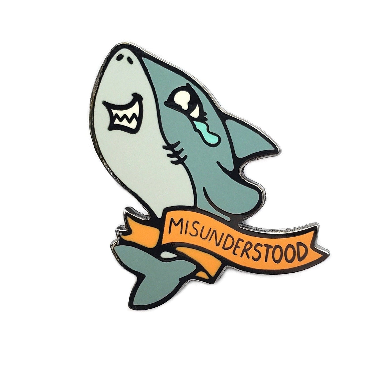 Misunderstood Shark Golf Ball Marker by Kolorspun