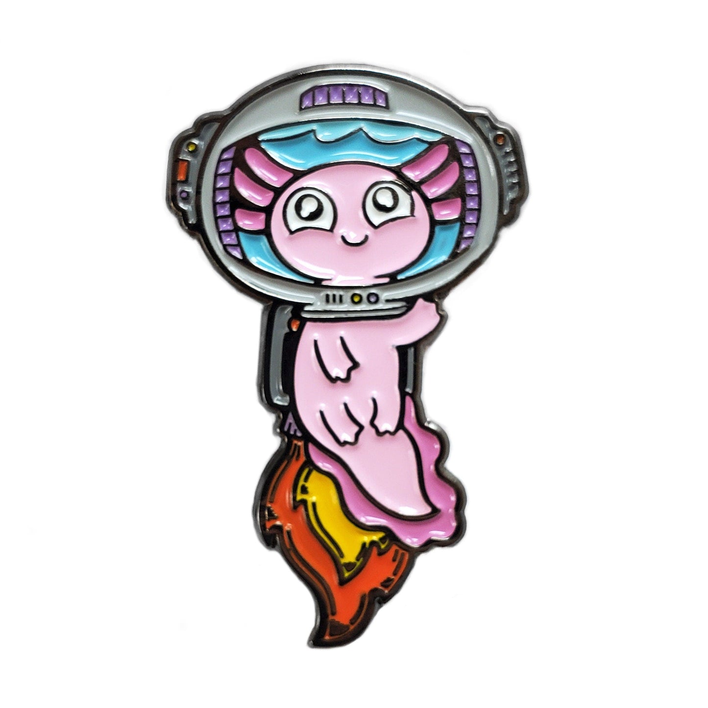 Astronaut Axolotl Golf Ball Marker by Kolorspun