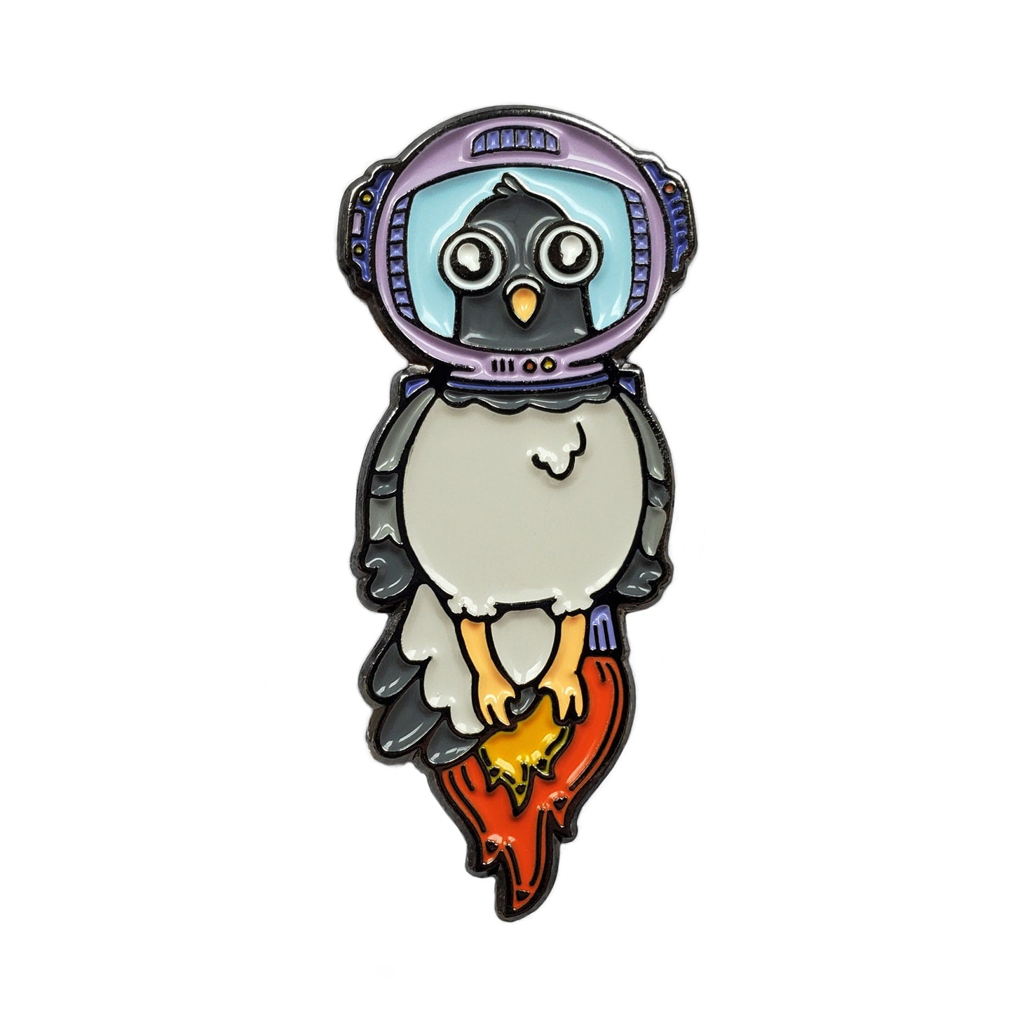 Astronaut Pigeon Golf Ball Marker by Kolorspun