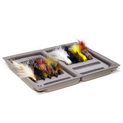 JHFLYCO Assorted Medium Streamer Box - accessories, articulated, assorted fly box, fly boxes, loaded fly box, Loaded Foam Fly Box, streamers, trout streamers | Jackson Hole Fly Company