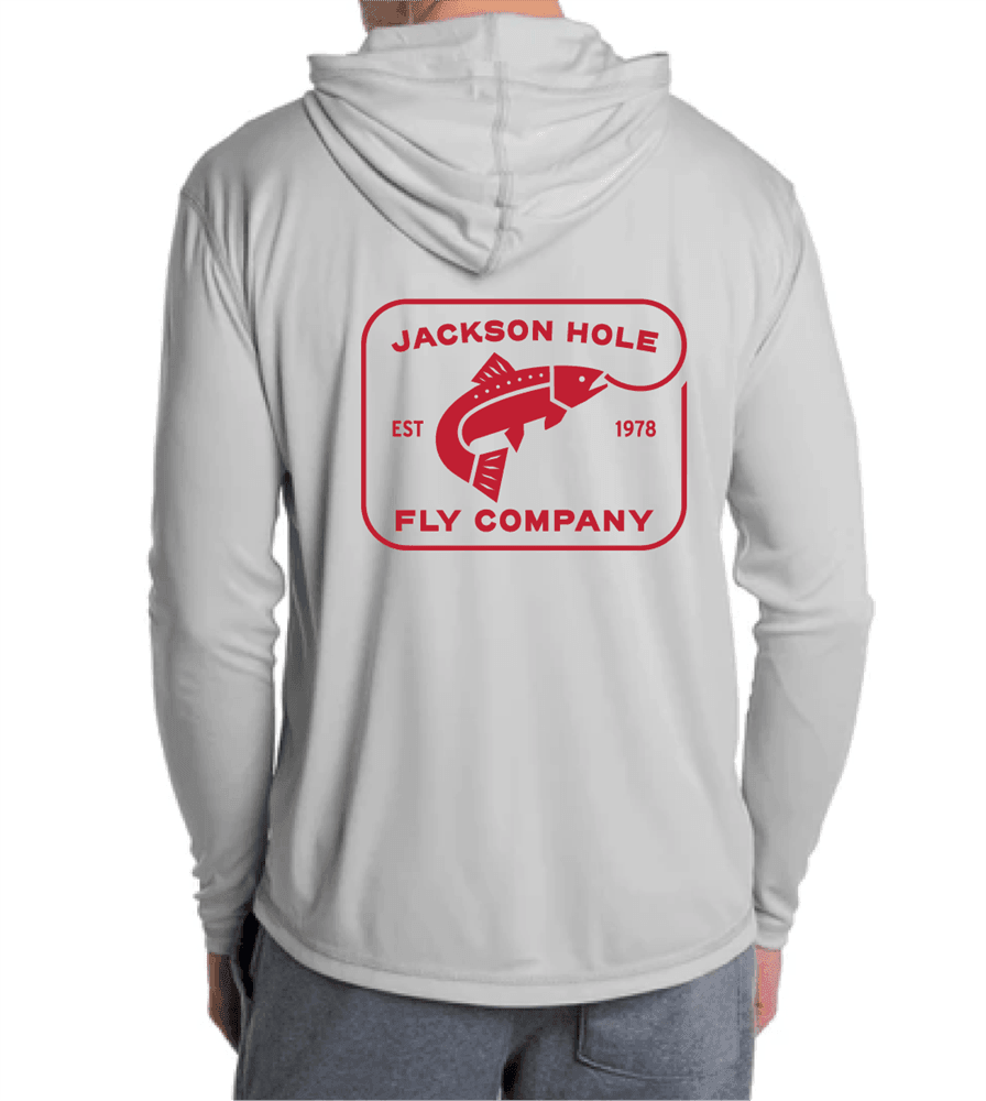 JHFLYCO Sun Hoodie - apparel, hoodie, Shirt, shirts, sun hoodie, sun protection | Jackson Hole Fly Company
