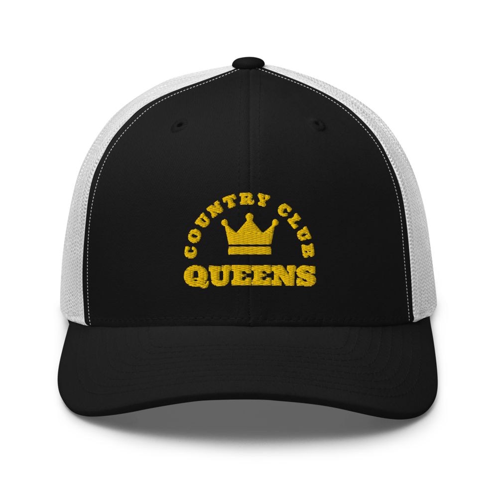 Queens CC Crown Trucker Cap by Queens Country Club