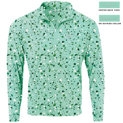 Golf Splatter Men's Quarter Zip