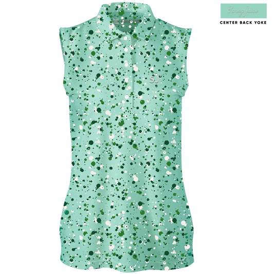 Golf Splatter Women's Sleeveless Polo