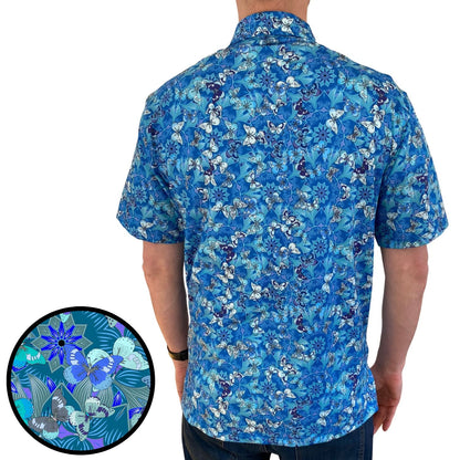 Butterfly Paradise Everyday Polo by Tropical Bros