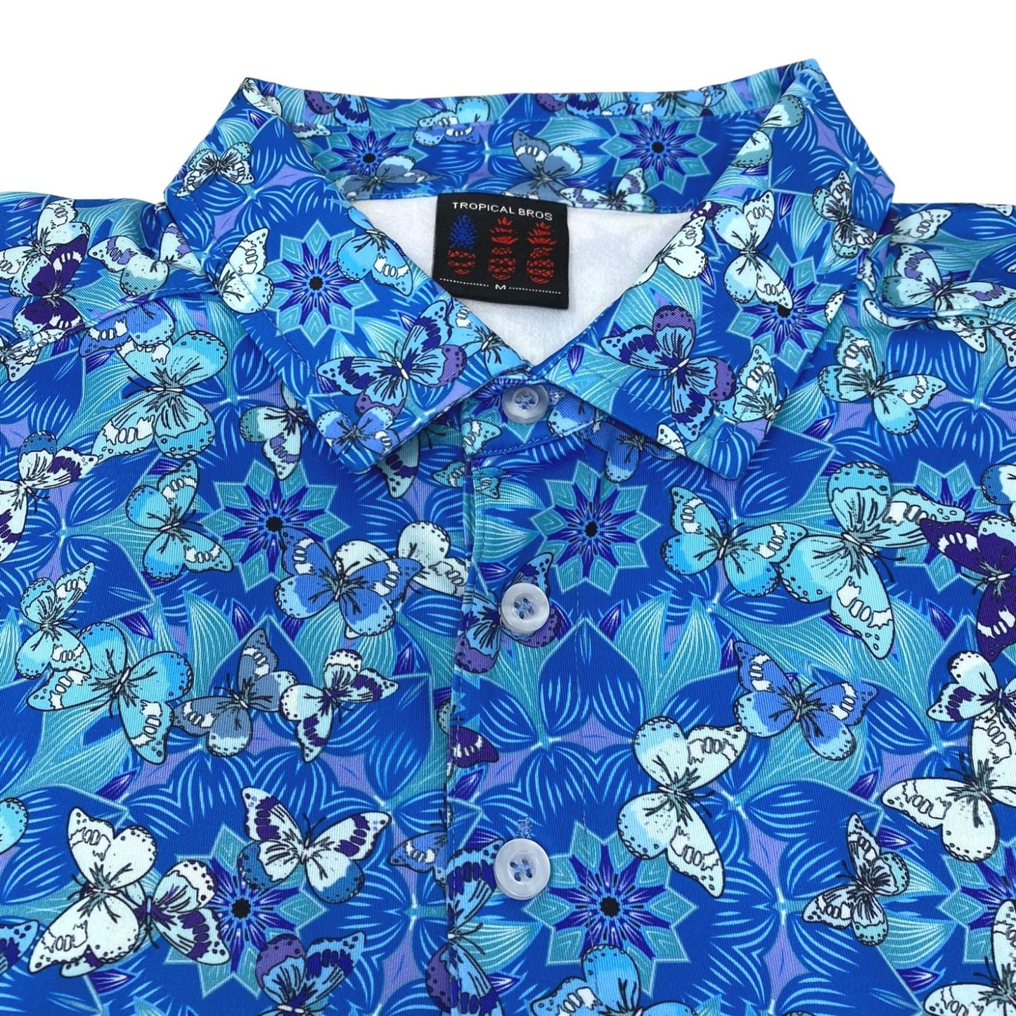 Butterfly Paradise Everyday Polo by Tropical Bros