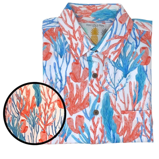 Super Stretch - Cayman Islands Hawaiian Shirt by Tropical Bros