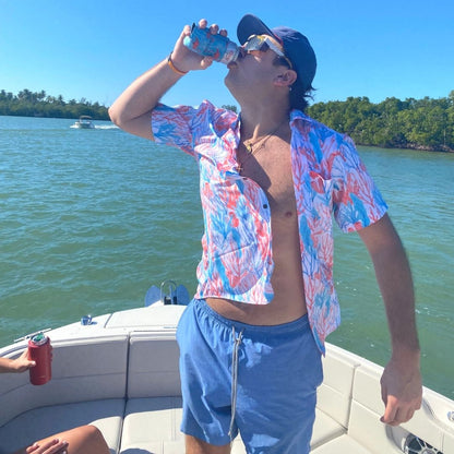Super Stretch - Cayman Islands Hawaiian Shirt by Tropical Bros
