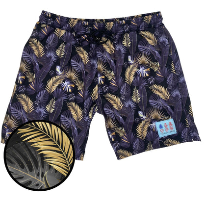 Gold Palms Swimsuit Shorts by Tropical Bros