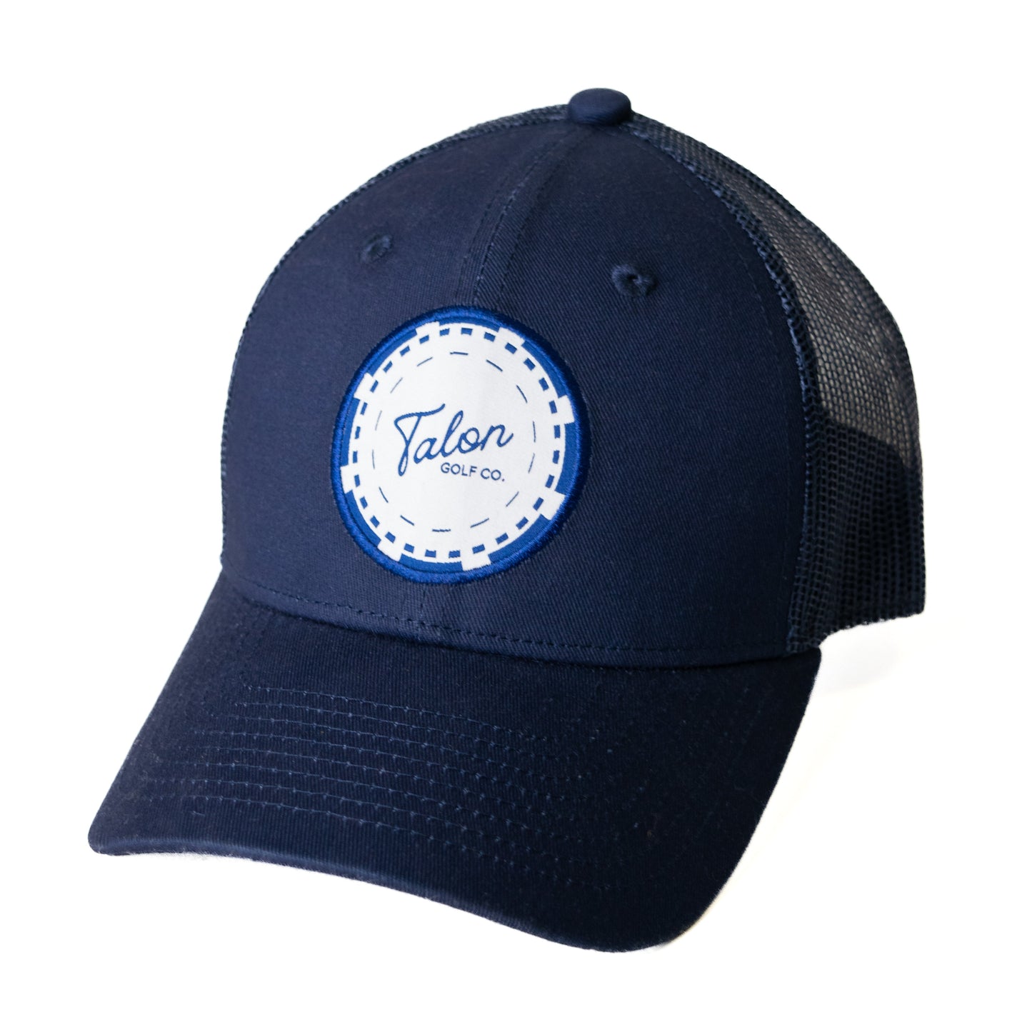 Poker Chip - Navy Blue Trucker Hat by Talon Golf LLC