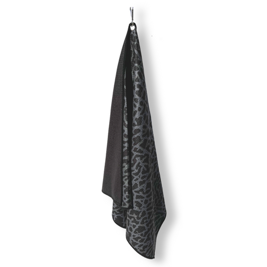 Par 3 Towel- Black by GripDrip