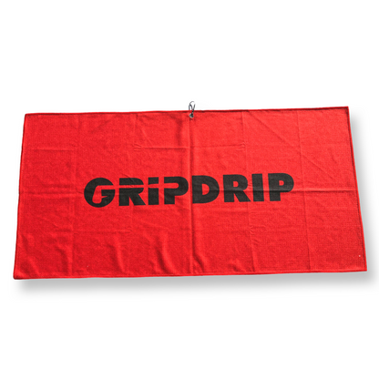 Par 3 Towel- Red by GripDrip