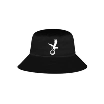 Talon Reversible Bucket Hat -White Logo Black Icon by Talon Golf LLC