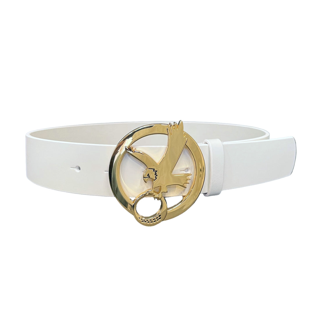 White Eagle Buckle Leather Belt by Talon Golf LLC