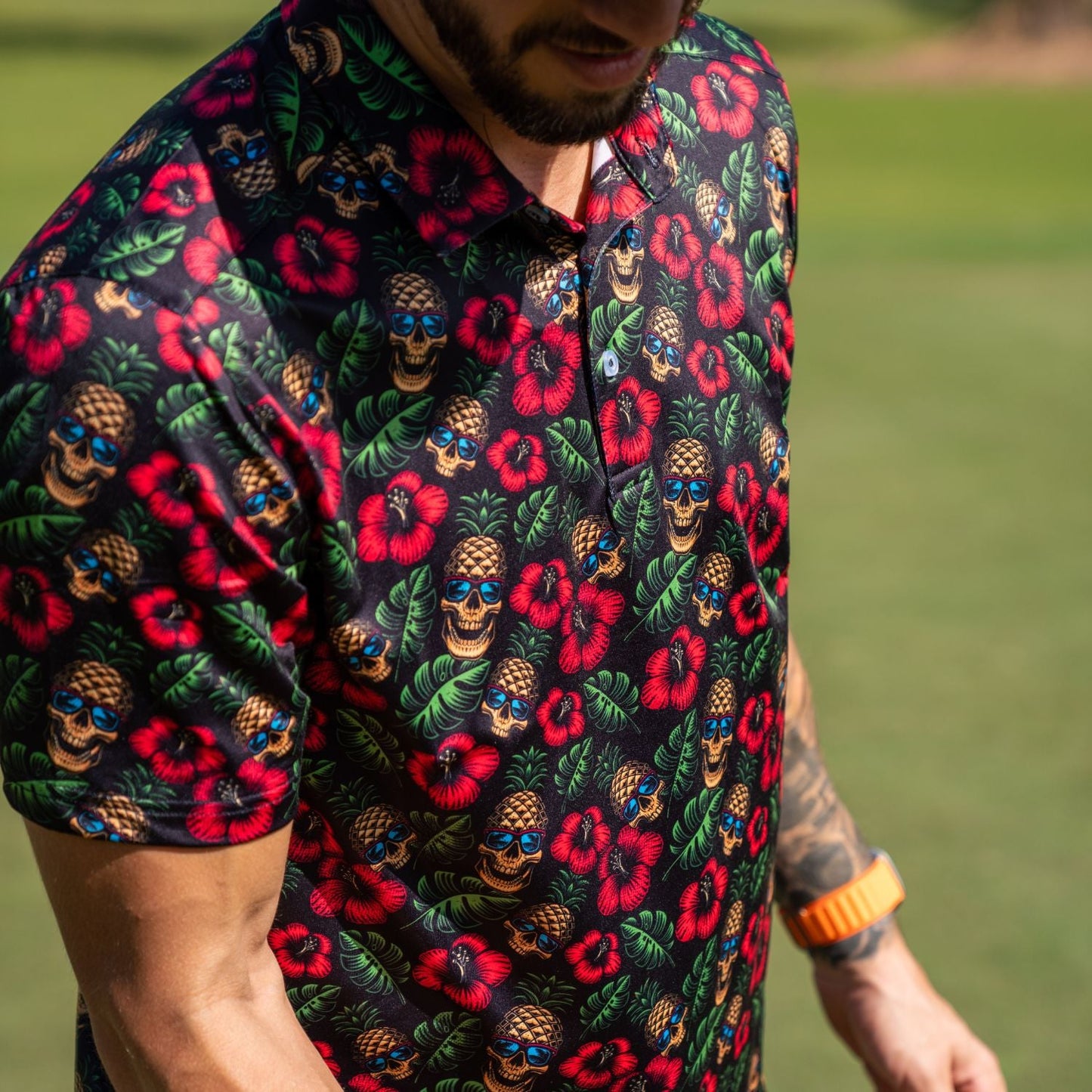 Pirate Pineapple Everyday Polo by Tropical Bros