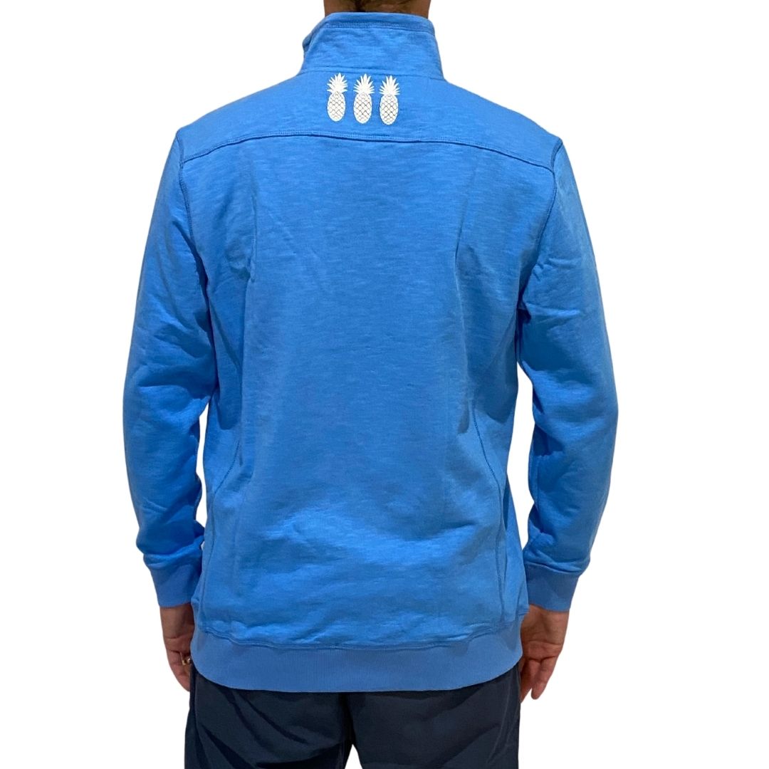 Caribbean Blue Quarter Zip by Tropical Bros