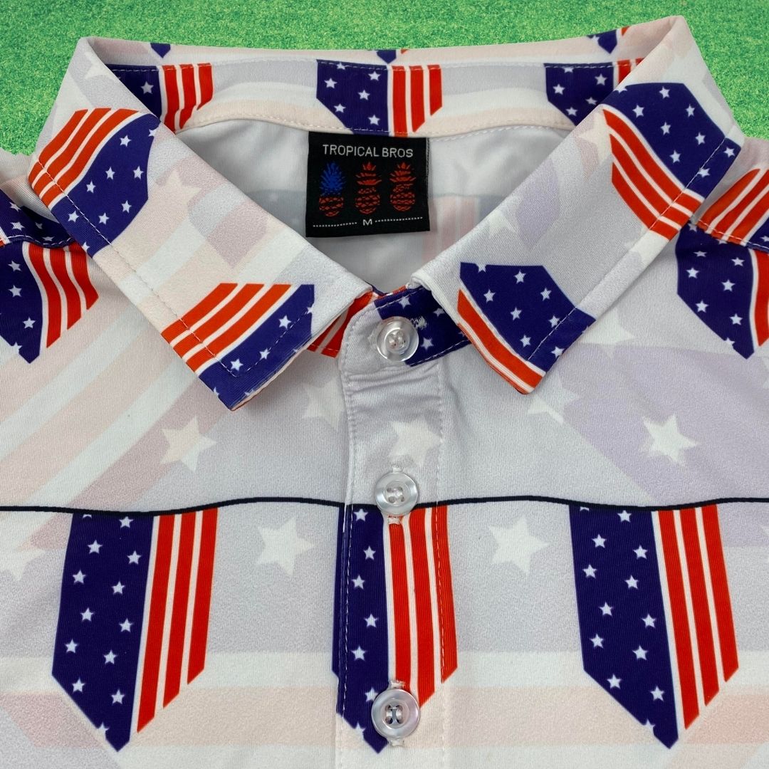 The Patriot USA Everyday Polo by Tropical Bros