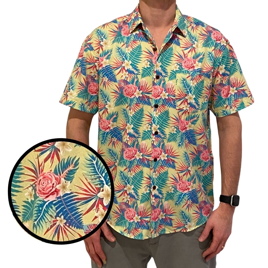 Super Stretch - Sunny Days Hawaiian Shirt by Tropical Bros