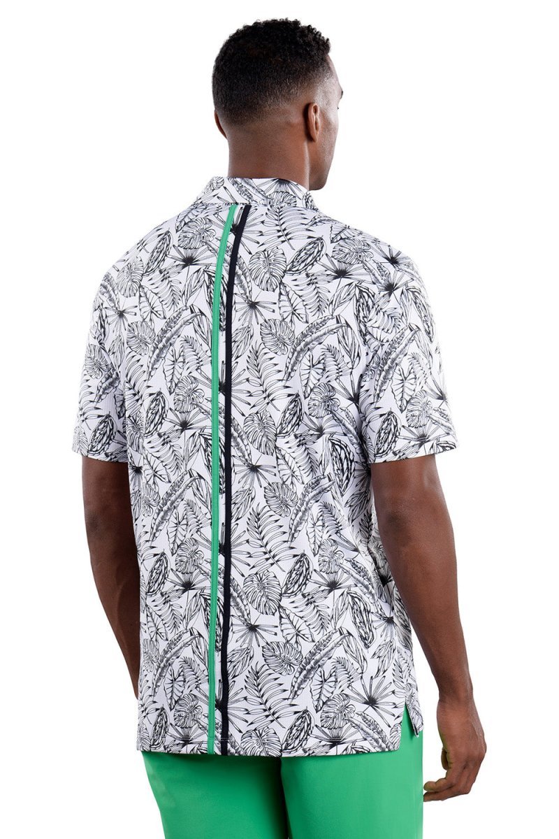 Fabian Printed Polo by Covel