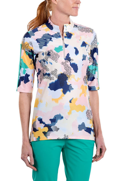 Neva Flutter Print Top by SwingDish