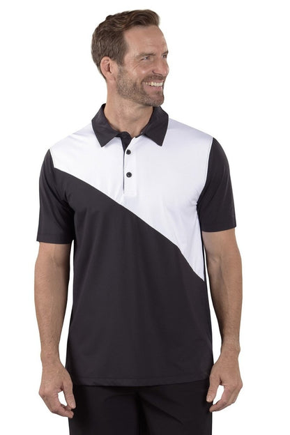 Rick Black/White Polo by Covel