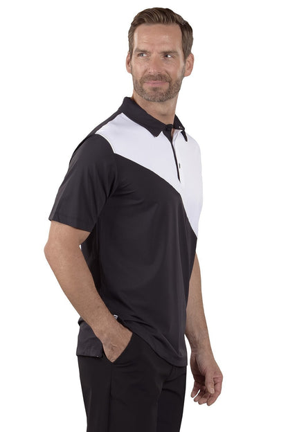 Rick Black/White Polo by Covel