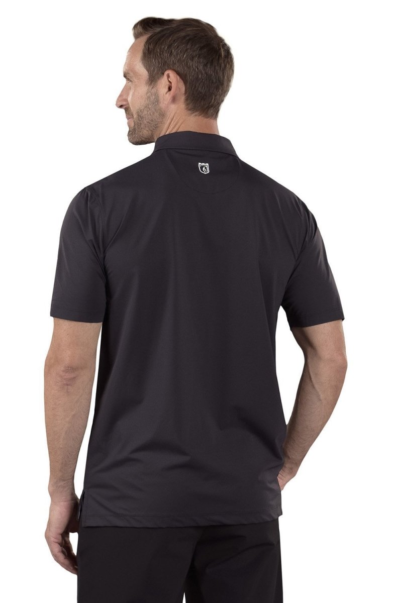 Rick Black/White Polo by Covel