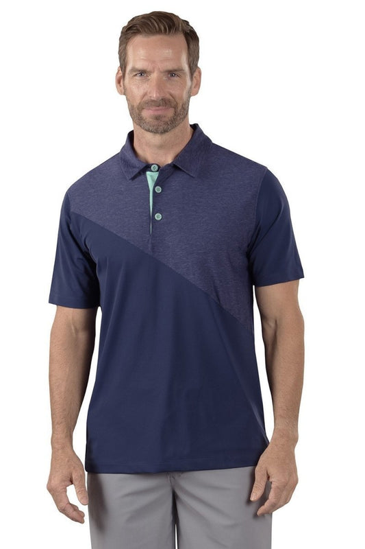 Rick Navy Mix Polo by Covel