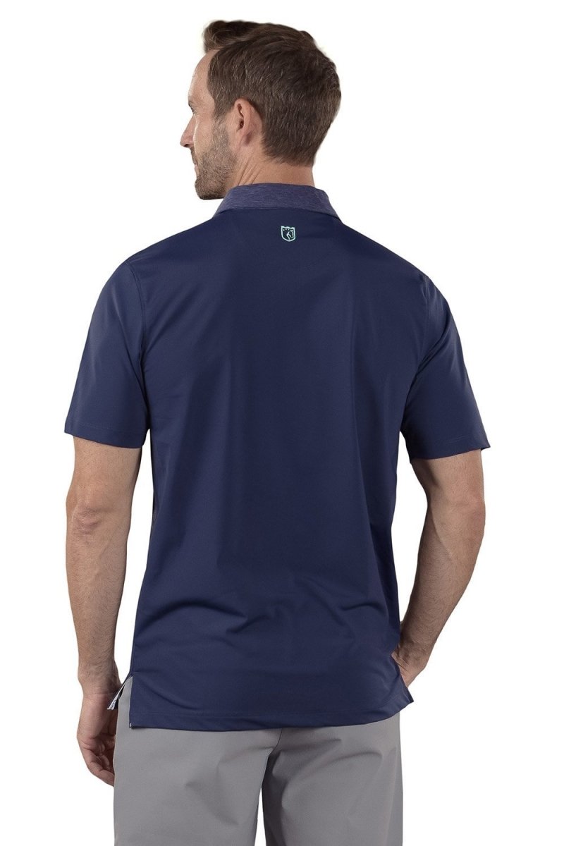 Rick Navy Mix Polo by Covel