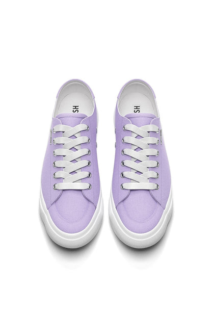 Spikeless Lilac Canvas Traveler Shoe by SwingDish