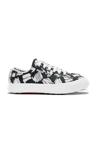 Spikeless Scribble Canvas Traveler Shoe by SwingDish