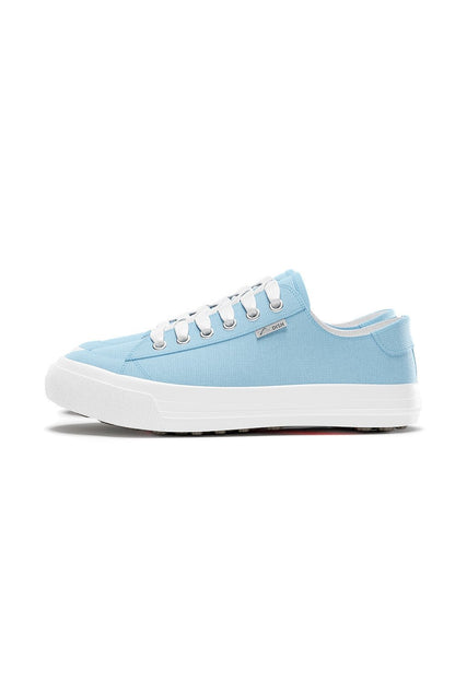 Spikeless Sky Blue Canvas Traveler Shoe by SwingDish